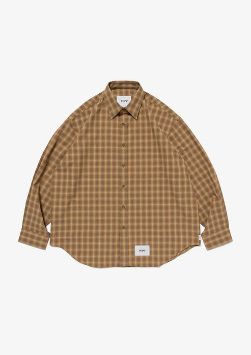 WTAPS TXT 01 / LS / POLY. BROADCLOTH. TEXTILE. OF