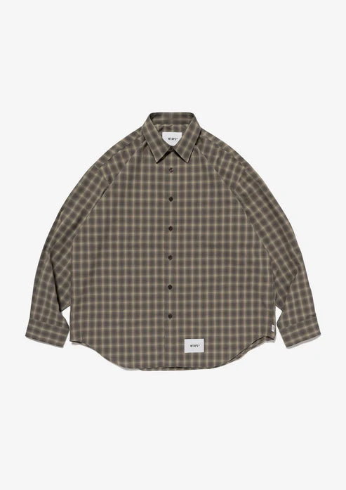 WTAPS TXT 01 / LS / POLY. BROADCLOTH. TEXTILE. OF