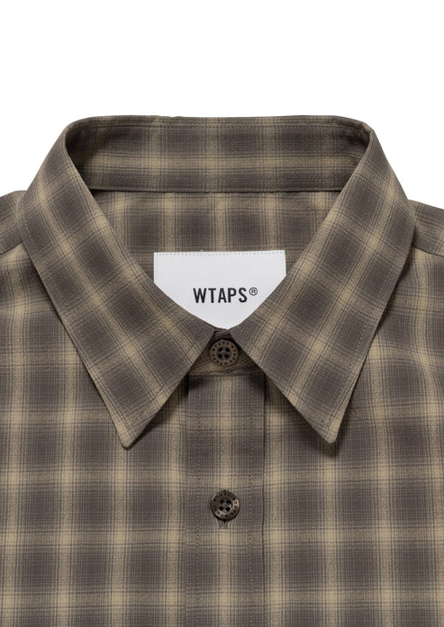 WTAPS TXT 01 / LS / POLY. BROADCLOTH. TEXTILE. OF