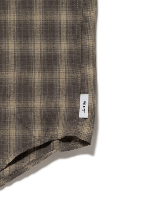 WTAPS TXT 01 / LS / POLY. BROADCLOTH. TEXTILE. OF