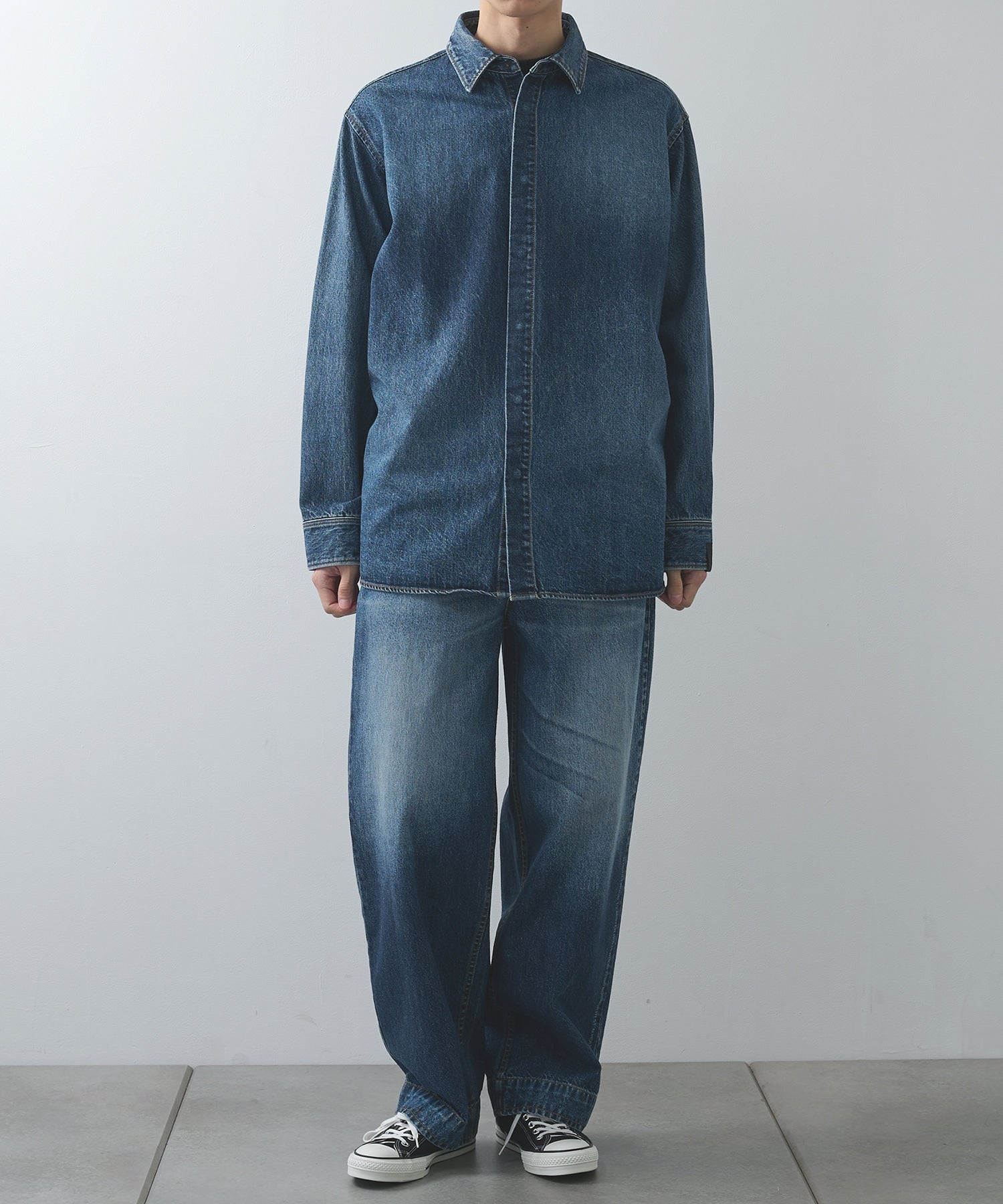 N.HOOLYWOOD DENIM L/S SHIRTS WASHED