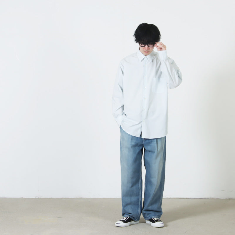 Graphpaper Selvage Denim Two Tuck Pants -LIGHT FADE-