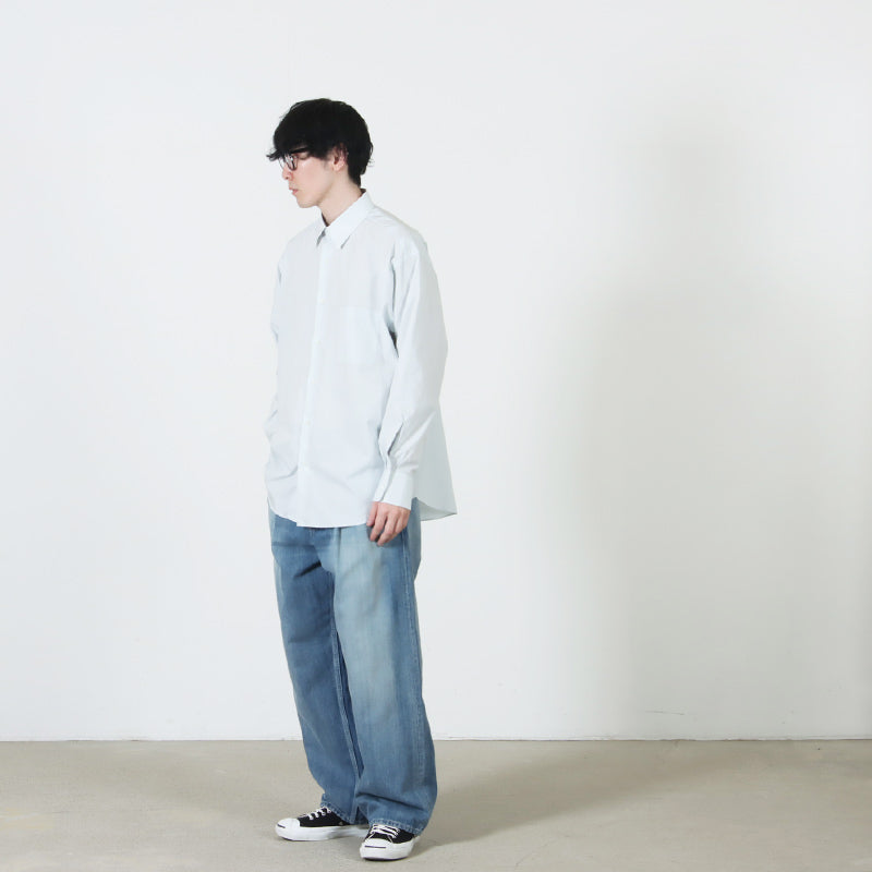Graphpaper Selvage Denim Two Tuck Pants -LIGHT FADE-