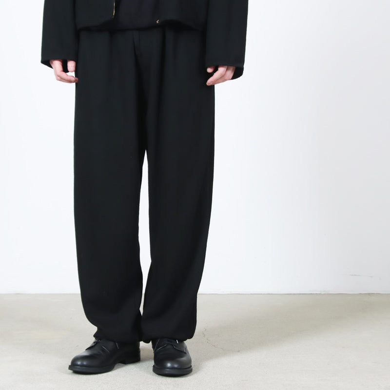 Comoli Silk Nep Drawstring Pants