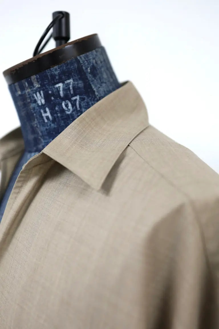 Graphpaper Fine Heather Wool S/S Shirt