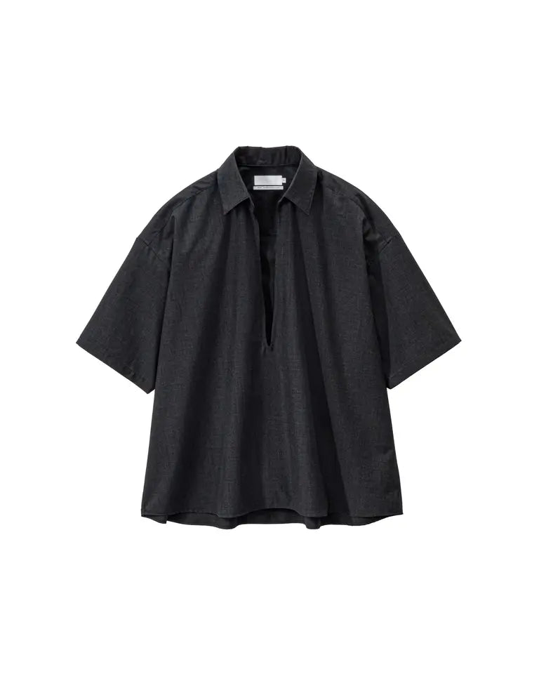 Graphpaper Fine Heather Wool S/S Shirt