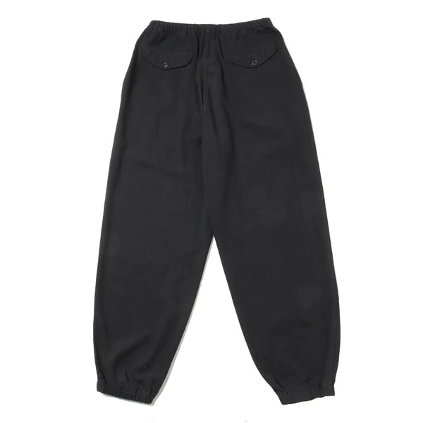 Comoli Silk Nep Drawstring Pants