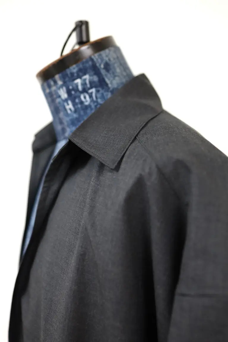 Graphpaper Fine Heather Wool S/S Shirt