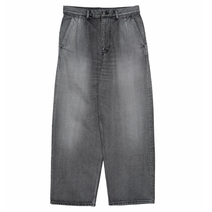 Graphpaper Selvage Denim Two Tuck Pants -LIGHT FADE-