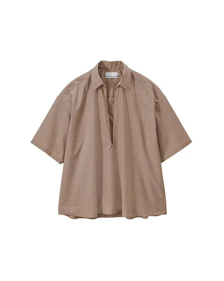 Graphpaper Fine Heather Wool S/S Shirt